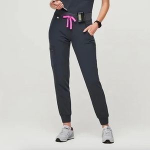 Figs high waisted Zamora joggers. Dark gray color. NWT never been worn. Xs Tall